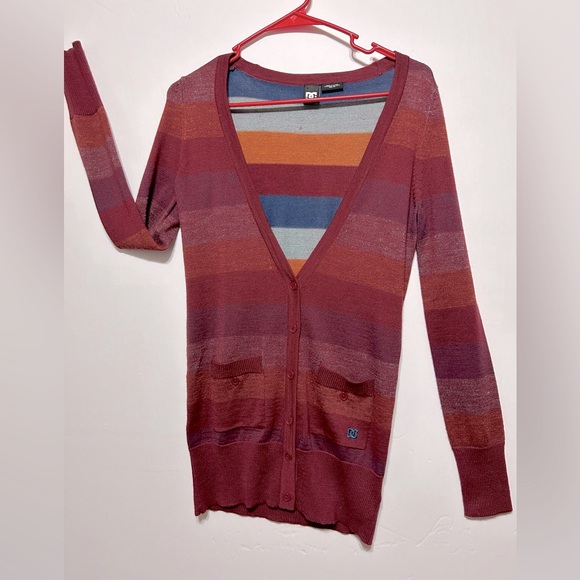 DC Long Multicolor Cardigan - Picture 1 of 3